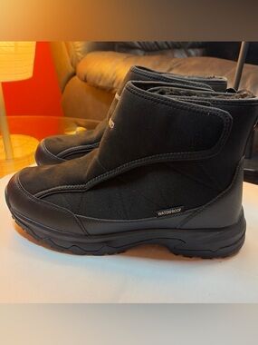 CENNID Wide Width Winter Boots for Men Waterproof Warm Snow Size 11